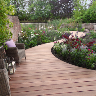 Yellow Balau deck path Silva Timber